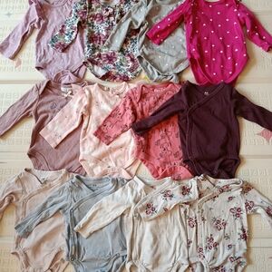 Baby Bodysuit Bundle 0-3M-12 Pieces